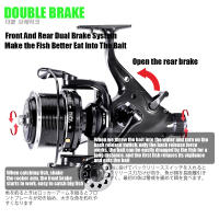 Carrete De Pesca Para Carpas Nueva Carrete Spinning Con Doble Arrastre Máx 27kg 12+1BB Adecuado Para Agua Dulce Y Salada Accesorios De Pesca - details 1