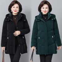 Abrigo De Invierno Para Mujer Con Capucha Acolchado Y Bolsillos Cremallera Cierre De Cremallera Material De Algodón Y Poliéster Estilo Casual - details 14