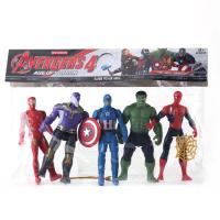 Juego De 5 Figuras De Acción De Superhéroes Para Niños Spiderman Hulk Ironman Set De Juguetes De Avengers Decorativos Dolls Regalos Para Niños - details 5