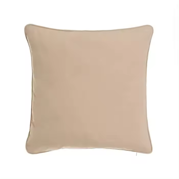 Cojín Avalon Terciopelo Beige Cuadrado (45x45 cm) - 1