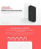 Power Bank Redmi 20000mAh Carga Bidireccional 18W, Puertos Dobles, Alta Capacidad 74 Wh, Bateria externa - details 0