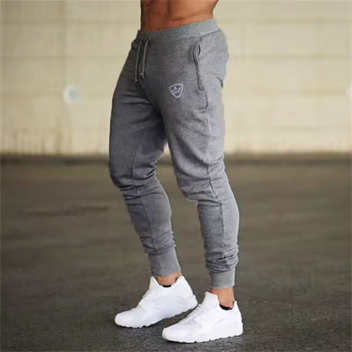 Pantalones Deportivos De Verano Y Primavera Para Hombre Con Estampado Fitness Running Entrenamiento Cómodos Y Elásticos Talla True - 1