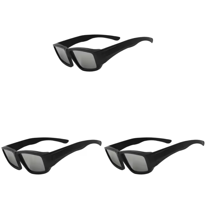 Gafas De Sombra Solar Eclipse UV Resistentes Protección Ocular Gafas De Sol Plata Plegables Para Ver Anillos De Sombra Y Eclipse Solar - 1