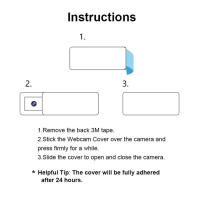Cubierta De Privacidad Para WebCam Universal Slider Shutter 1-20pcs Accesorio De Seguridad Para Cámara De Computadora Teléfono Tablet iPad - details 1