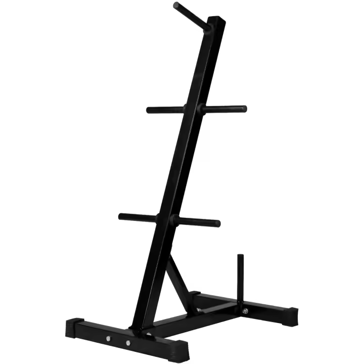 Gorilla Sports Estante para discos de pesas 30 mm negro - 1