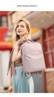 Mochila GOLF Para Mujer Estilo Casual De Viaje Sencillo Y Moda Material De Tela Oxford Y Lona Con Bolsillo Exterior Y Cierre De Cremallera - details 21