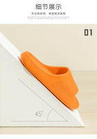Pantuflas De Verano Para Hombres Tallas Grandes 47 48 50 EVA Cómodas Para Interior Baño Dormitorio Sandalias Planas Antideslizantes - details 3