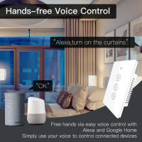 Interruptor Motorizado Para Cortinas Y Rollos De Blindaje WiFi RF433 Inteligente Con Control Remoto Tuya Smart Life App Compatible Con Alexa Y Google Home - details 4