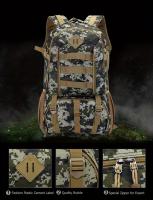 Mochila BOPORO Impermeable Camuflaje para Camping, Senderismo, Caza y Viaje - Táctica con Compartimentos y Correas Cómodas - details 2