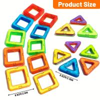 Juego De Bloques Magnéticos Para Niños Y Niñas Set De Construcción Educativo Para Bebés Juguete DIY Montessori Regalos - details 2