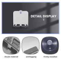 Espejo De Viaje Inquebrantable Y Sin Niebla Con Gancho Para Afeitado Y Succión Para Baño Espejo De Lavabo Para Pared Sin Niebla - details 10