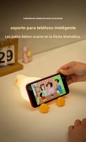 Lámpara De Noche LED Recargable En Forma De Pato De Silicona Para Niños Decoración De Habitación Luz De Noche Para Camastro Regalo De Cumpleaños - details 4