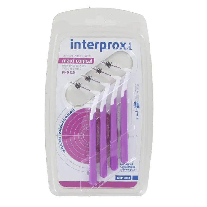 Dentaid  Interprox Plus PHD 2.3 Maxi Conical 4 Unidades - 1