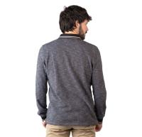 Polo Privata hombre con bolsillo PRI2627 japeado negro - details 2