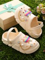 Clogs Casuales Para Niñas Con Decoraciones De Corazones Secado Rápido Ligeros Y Antideslizantes Adecuados Para Baños Internos Y Externos - details 18