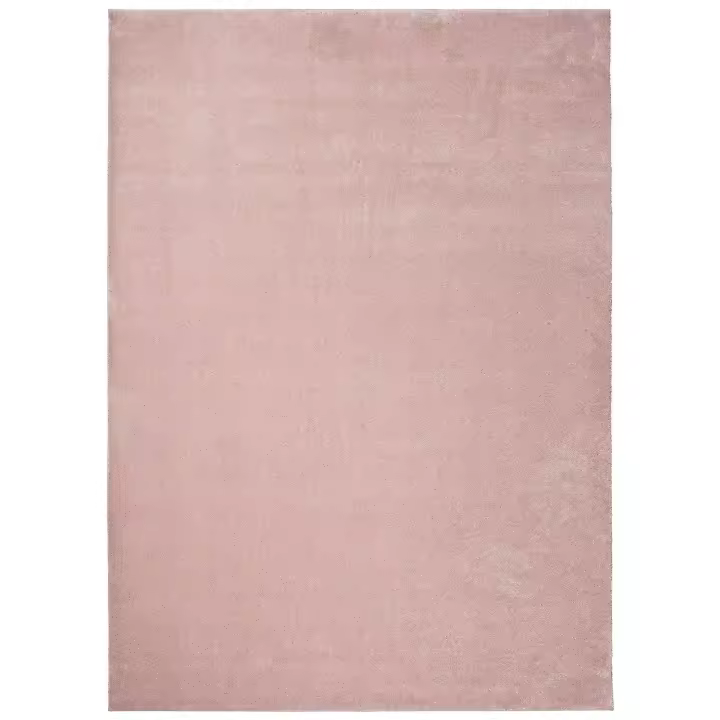 ATTICGO Alfombra de Interior Estilo Liso en Rosa - Montana Liso | 60X120, 80X150, 120X170, 140X200, 160X230, 200X290 cm - 1