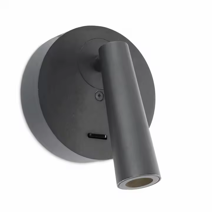 LEDS·C4 Luz de lectura gamma mix&match round led 2.2w 2700k gris urbano 137lm - 1
