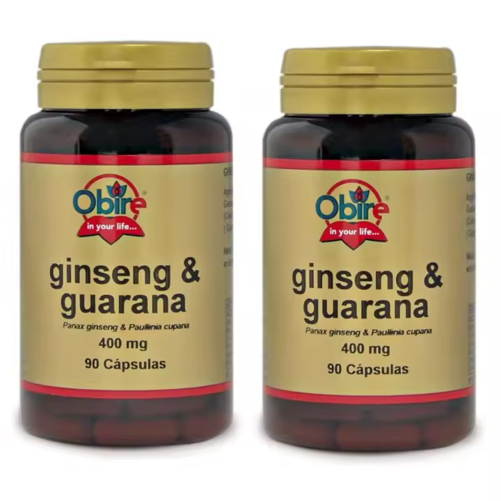 OBIRE GINSENG&GUARANA 90 CAPSULAS PACK 2 UNIDADES - 1