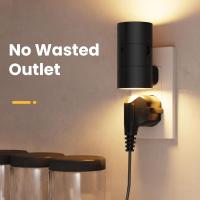 Luces Nocturnas Ajustables Con Sensor De Luz Y Dimmer Para Pared En Pack De 1/2/4 Uso Ideal Para Pasillo Y Dormitorio - details 6