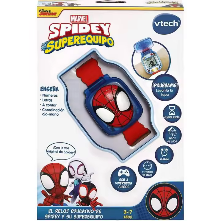 RELOJ EDUCATIVO DE SPIDEY Y SU SUPEREQUIPO DE VTECH - 1