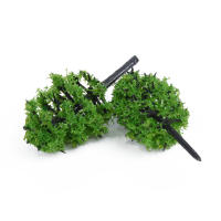 10Pcs Árboles De Plástico Para Modelo De Tren Escenografía De Ferrocarril Decoración De Paisaje Escala Accesorios De Edificación - details 4