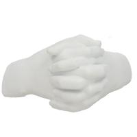 Gissed Escultura Decorativa de Manos entrelazadas en Resina con Acabado Blanco – Símbolo de Unión, Fuerza y Conexión Humana – Diseño Moderno y Sofisticado para Hogar, Oficinas y Espacios Contemporáneos – Ideal como Regalo Emotivo o Pieza de Colección – Me - details 2