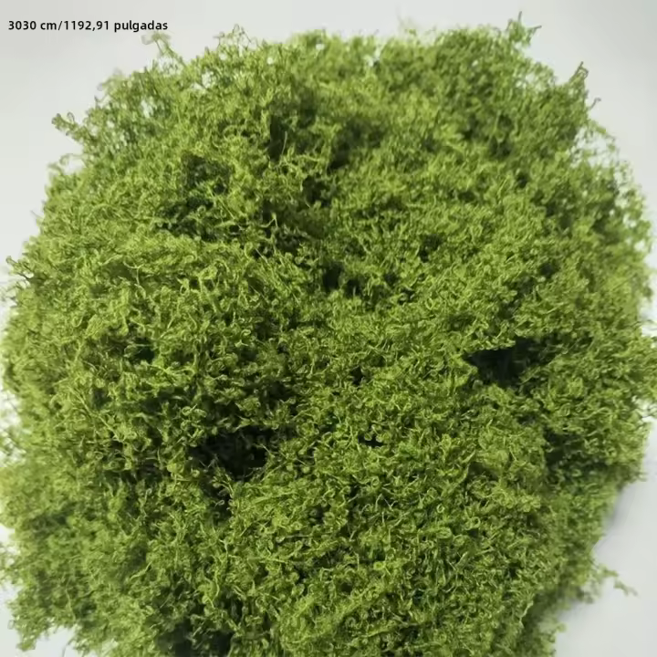 1/5/8pcs Moss Artificial Simulado Para Decoración De Jardín Plantas Verdes Silken Para Decoración De Macetas Y Exposiciones - 1