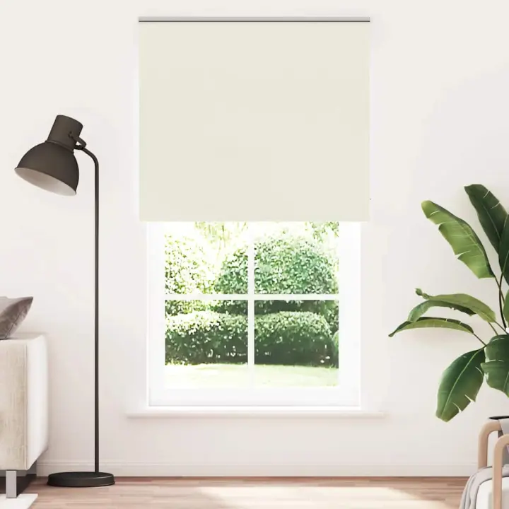 Estor Enrollable Opaco Blanco Roto 130x210cm Tela Ancho 126,6cm - 1