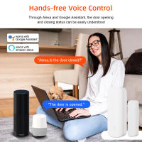 Sensor De Puerta Y Ventana WiFi Zigbee Tuya Con Batería Sistema De Seguridad Inteligente Para El Hogar Control Por Voz a Través De Alexa Y Google Home - details 6