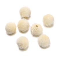 10pcs Bolas De Pelo Suave De 17mm Para DIY Colgantes De Pompom Para Joyería Cuentas Para Bolso De Llaveros Y Pendientes - details 5
