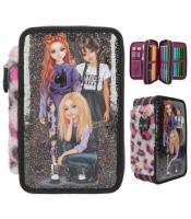 Estuche de lápices de 3 compartimentos TOPModel REBEL KITTY - Top Model - details 2