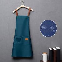 Aguasaloza Chaleco De Hombro Para Hombres Y Mujeres Apron De Cocina Para Salon De Belleza Barbacoa Limpieza Delantal De Algodón Sin Mangas Estilo Sencillo - details 9