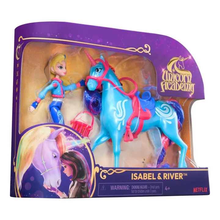 MUÑECA ISABEL CON SU UNICORNIO RIVER - 1