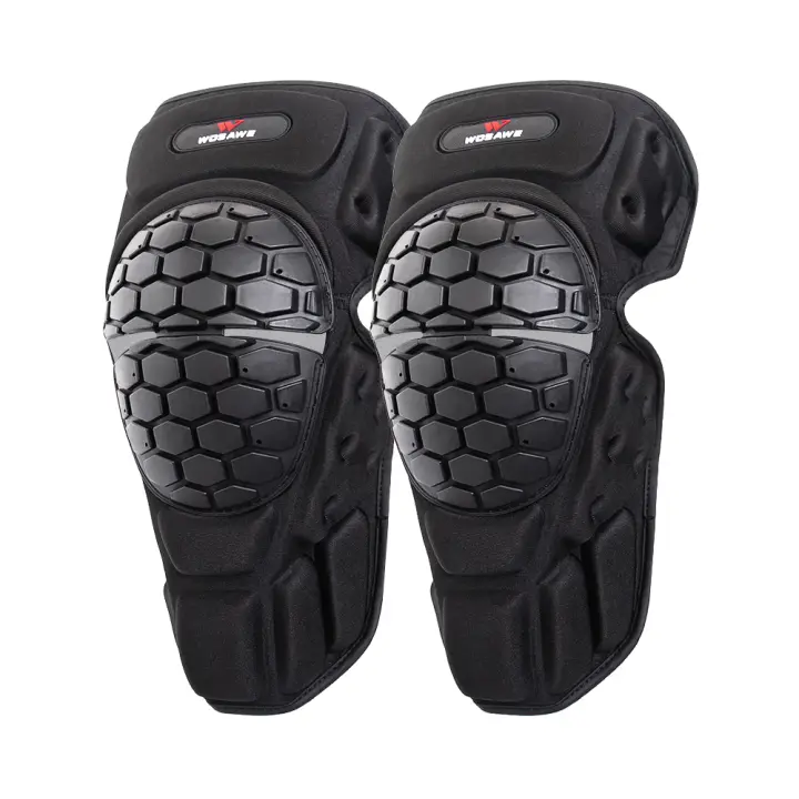 WOSAWE Protección De Rodilla Para Motocicleta Cross Guardia De Tornillo Soporte De Pierna Calentador De Esquí Patinaje En Patines Protetor De Rodilla - 1