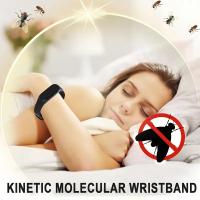 1pc pulsera repelente de mosquitos unisex cómoda de usar, repelente de insectos físico y ultrasónico, no químico, para uso en casa y , 2 pilas de botón detalles 0