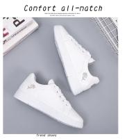 Zapatos De Mujer En PU Cuero Sintético Con Bordado Blancos Broderie Respirables Con Flores Y Cordones Nueva Colección Zapatos Casuales - details 13