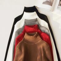 Vestido Bodycon De Térmica Para Mujer HELIAR Con Cuello Alto Y Manga Larga Tejido Grueso Para Otoño E Invierno Vestido De Oficina Con Diseño Sólido - details 27