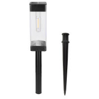 Aktive - Set de 4 balizas solares LED 6 lúmenes, iluminación para jardín, senderos y caminos, luz cálida, carga solar, sensor de luz, IP44, instalación sin cables - details 6