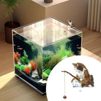 Decoraciones De Acuario De Pesca 1-5PCS Paisaje Acuático Para Tanques De Peces Accesorios De Escritorio Colgables Material PVC Estilo Moderno - details 7