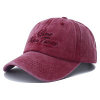 Gorra De Béisbol De Algodón Lavado Con Bordado De Letras Unisex Ajustable Vintage Desgastada Para Hombres Y Mujeres Protección Solar Gorras Para Hombres - details 4