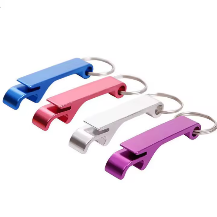 JJYY 5Pcs Abrebotellas Multifuncional Portátil De Aleación De Aluminio Mini Llavero Para Cerveza Herramienta De Metal - 1