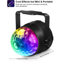 Lámpara De Disco RGB Con Efecto De Estela Para Fiestas En Casa KTV Club Bar Navidad Regalo De Luz De Noche Activada Por Sonido - details 3