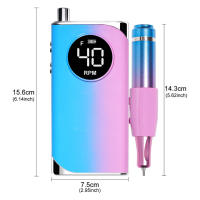 Set De Pulidora De Uñas Eléctrica Profesional 40000 Rpm Máquina Portátil Para Hogar Y Salón De Belleza Herramienta De Manicura - details 7