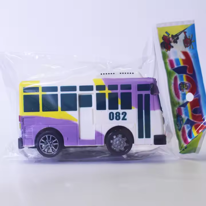 Nueva Tayo Mini Autobús Juguete De Autobús Pequeño Con Puertas Abrejable Slide Y Retroceso Para Niños Material De Plástico Sin Batería Adecuado Para Mayores De 14 Años - 1