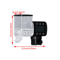 Alimentador De Acuario Inteligente Automático Con Control Remoto Wifi Digital Tiempo Para Tanque De Peces Material Plástico Capacidad 500ml - details 9