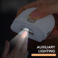 Tijeras De Uñas Eléctricas Con Iluminación Auxiliar Y Pulidora Automática Mini Herramientas De Manicura Portátil Para Niños Y Adultos - details 4