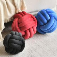 Cojín Decorativo De Estilo Art Deco Con Rayas Y Nudo En Color Crema Blanco Hecho a Mano Suave Y Moderno Para Decoración De Hogar Y Sofá Regalo - details 4