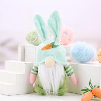 Muñeco De Pascua Sin Cara Gnome Conejo Hecho a Mano Decoración Reutilizable Para El Hogar Obsequio Para Niños Adornos Colgantes De Primavera - details 3