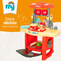 COLORBABY - Cocinita infantil pequeña con luz, sonido y 23 accesorios cocina - details 1