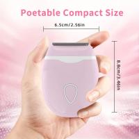 Afeitadora Eléctrica Para Mujer 3 En 1 Mini Rasurador Equipamiento Especial De Eliminación De Vello Apto Para Todo El Cuerpo Axilas Y Áreas Intimas - details 1